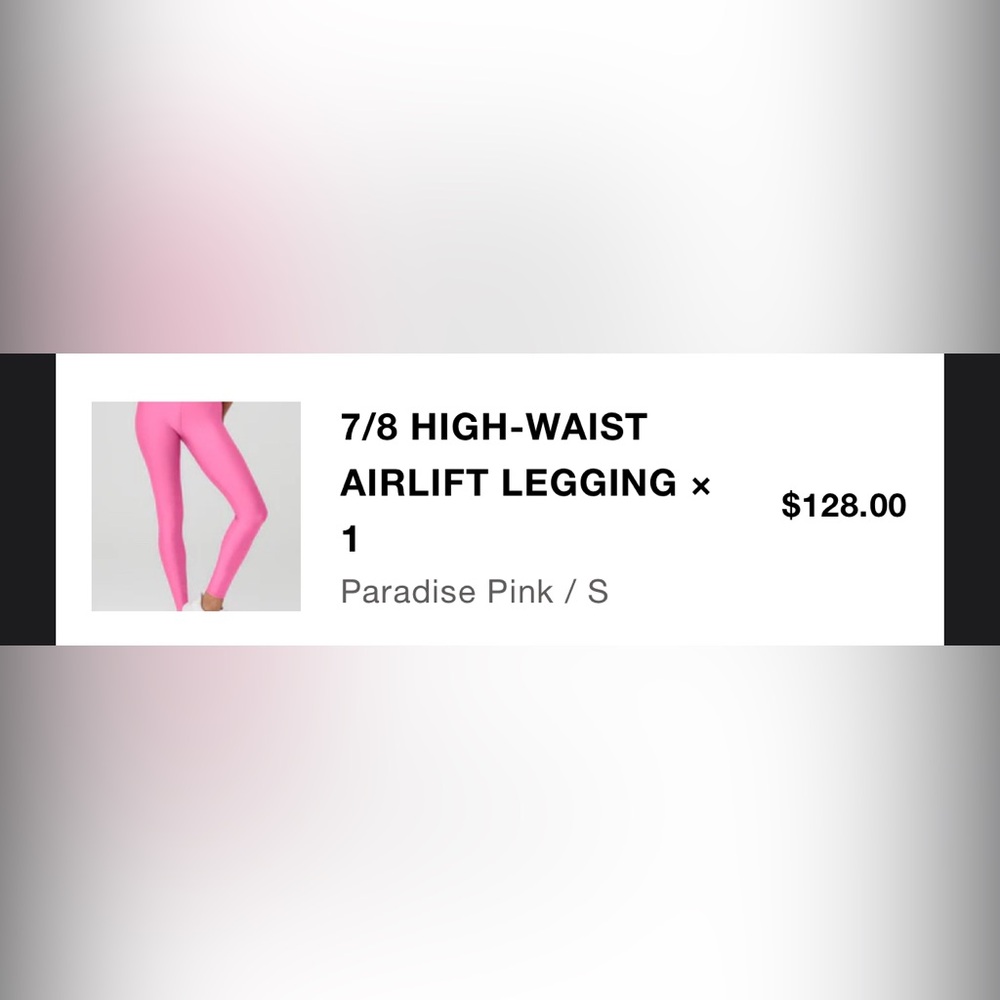 7/8 HIGH-WAIST
AIRLIFT LEGGING paradise pink- not in stock